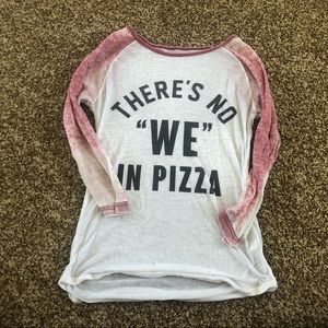 A pizza themed shirt